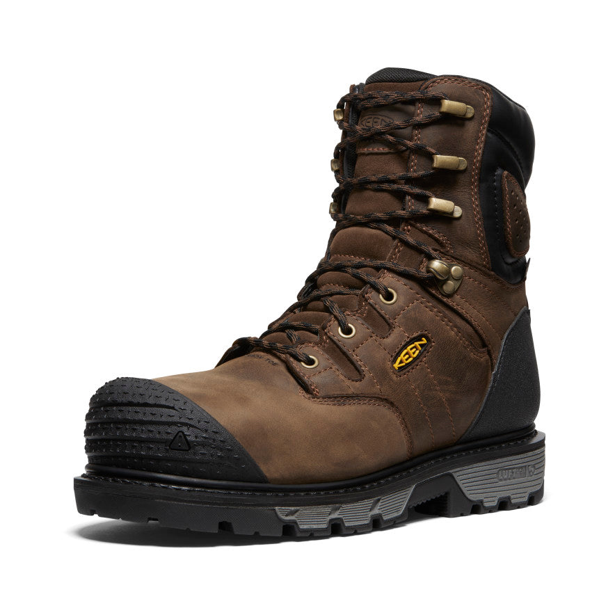 Men's CSA Camden 8" Insulated Waterproof Boot (Carbon Toe) Dark Earth/Black - Image 3