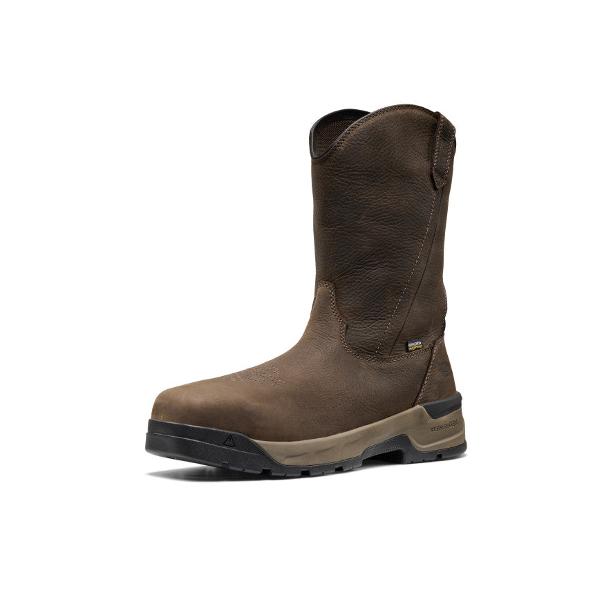 Vyriški CSA Flatland Pull-On neperšlampami darbiniai batai (su anglies pluošto nosele) Dark Brown/Black - Paveikslėlis 3