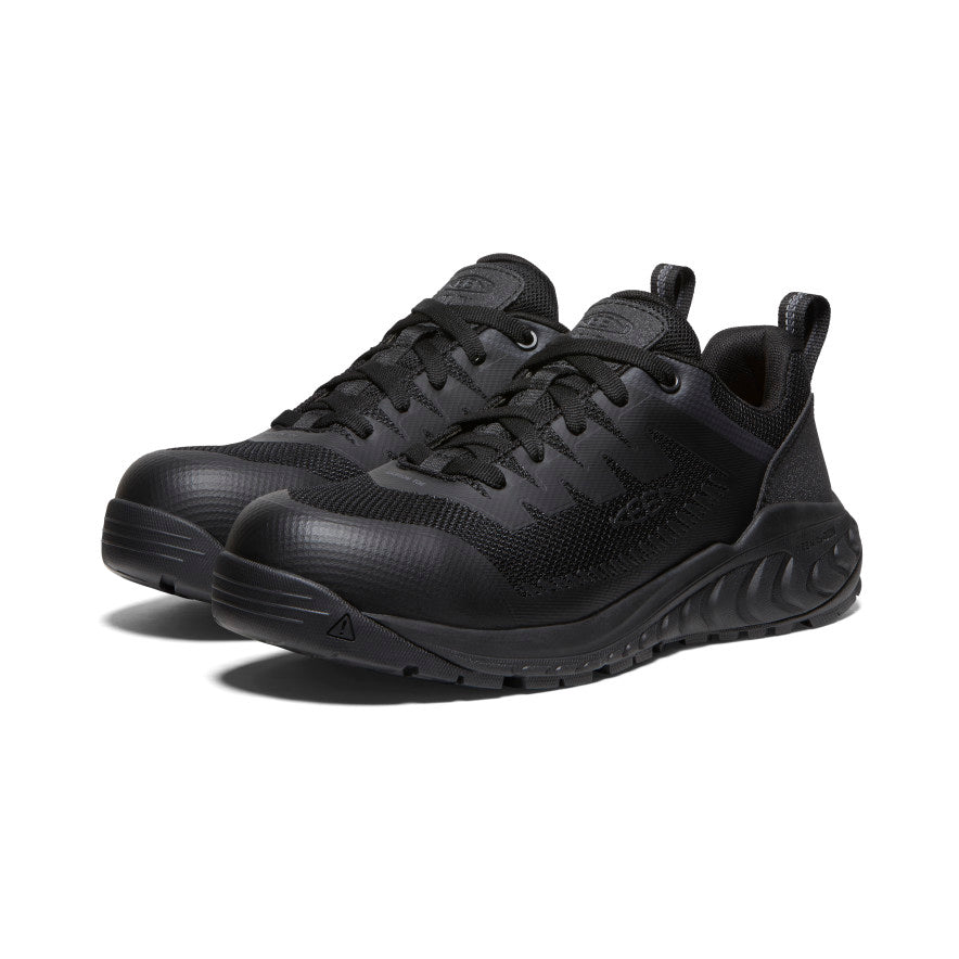 Men's Arvada ESD Work Sneaker (Carbon Toe) Black/Black - Image 2