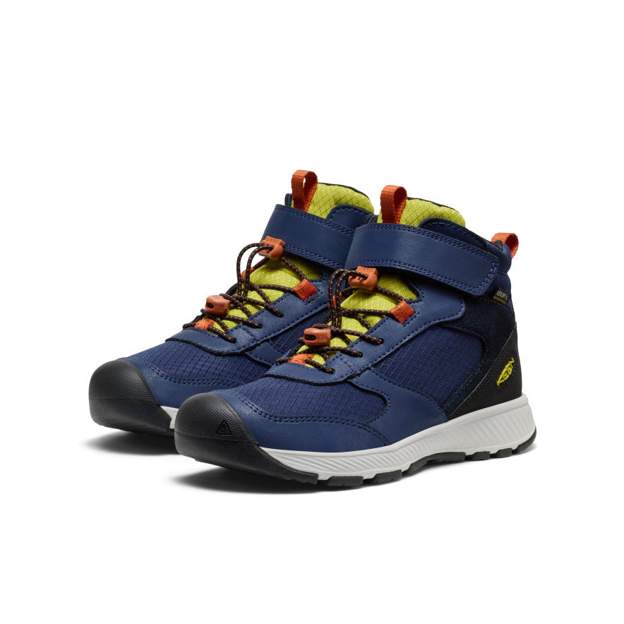 Big Kids' Skua Waterproof Boot Naval Academy/Rogue Green