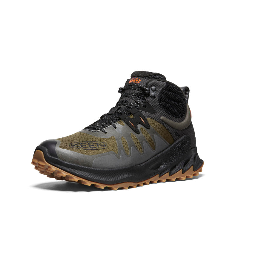 Men's Zionic Waterproof Hiking Boot Dark Olive/Scarlet Ibis - Image 3