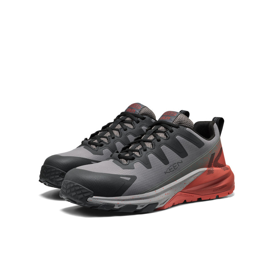 Men's Targhee Blur Work Shoe (Carbon Toe) Steel Grey/Black - Image 2