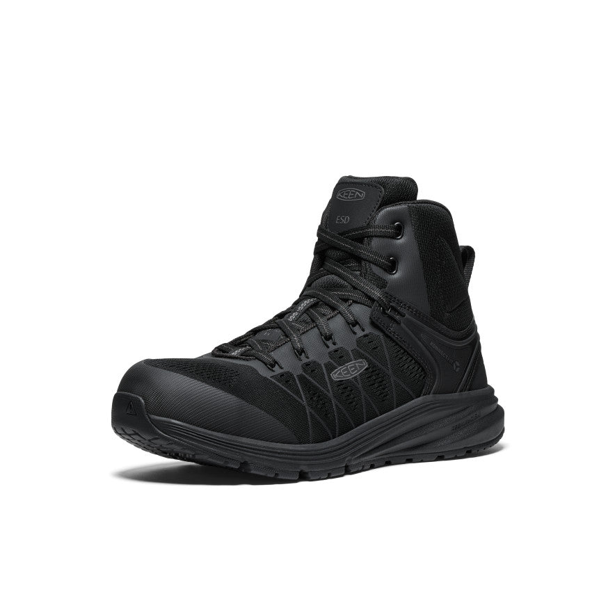 Men's Vista Energy Mid ESD (Carbon Toe) Black/Black - Image 3