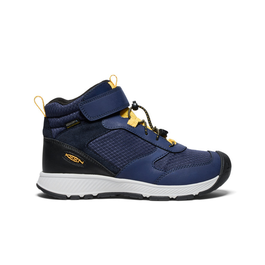 Big Kids' Skua Waterproof Boot Naval Academy/Yolk Yellow