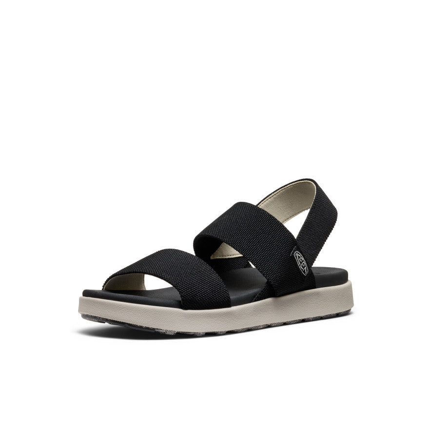 Moteriškos „Elle Backstrap Sandal Wide“ basutės Black