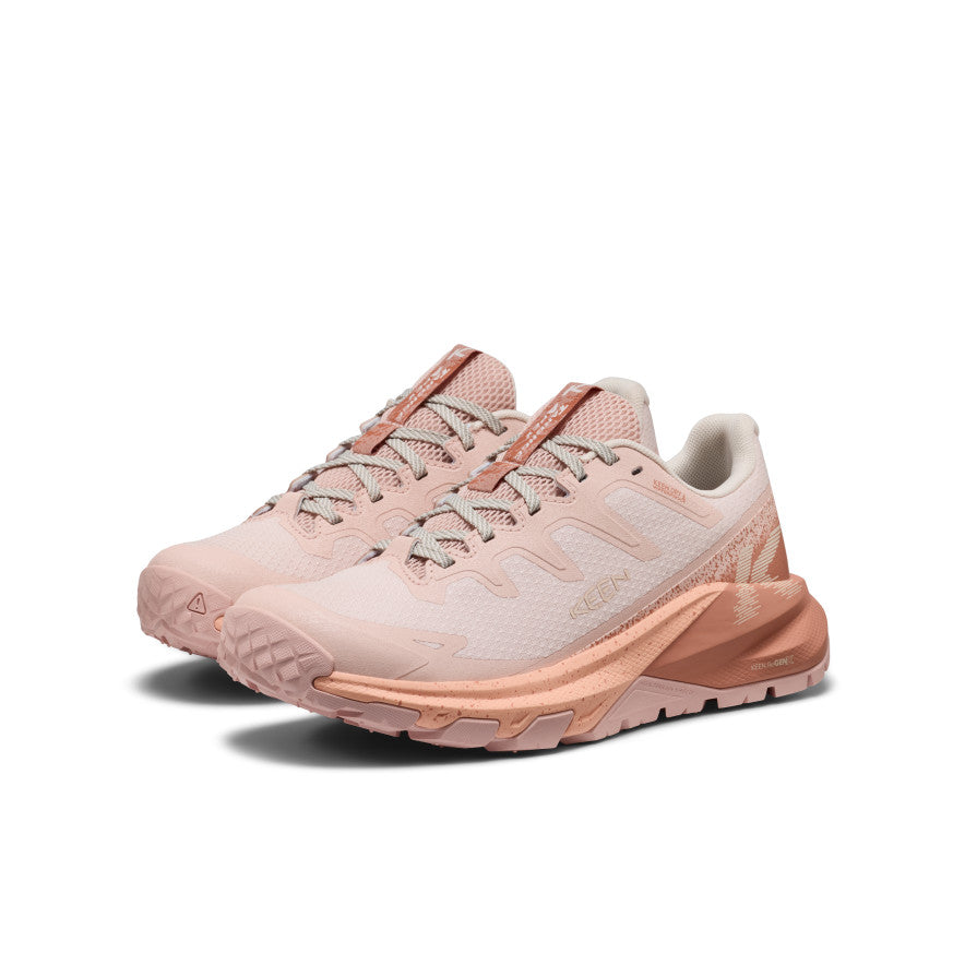 Moteriški vandeniui atsparūs žygio batai „Targhee Apex“ Cameo Rose/Peach Fuzz