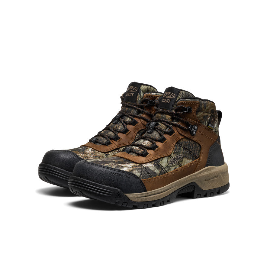 Men's Skokie Waterproof Work Boot (Carbon Toe) Camo/Black