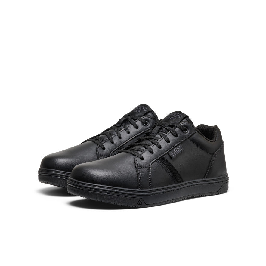 Men's Kenton WTX Work Shoe (Soft Toe) Black/Black - Image 2