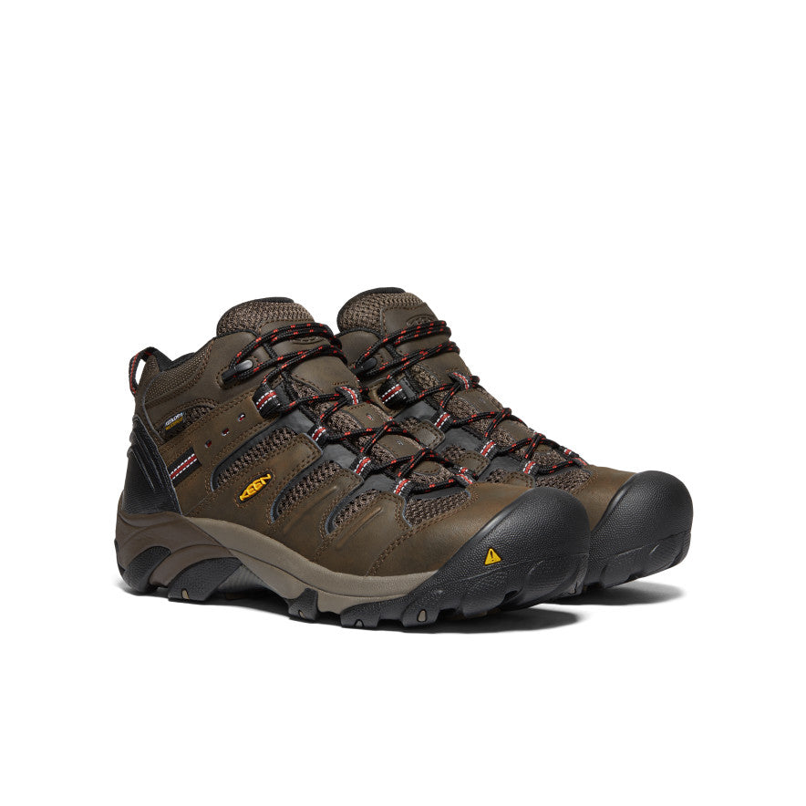 Men's Lansing Mid Waterproof (Steel Toe) Cascade Brown/Brindle