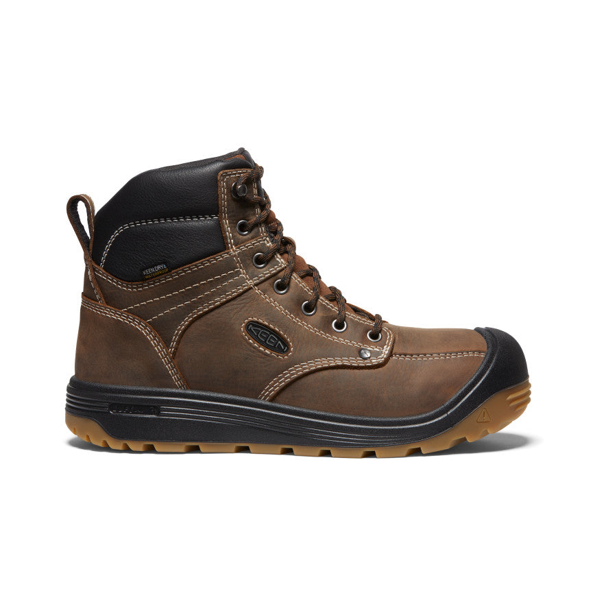 Men's Fort Wayne 6" Waterproof (Soft Toe) Dark Earth/Gum - Image 1