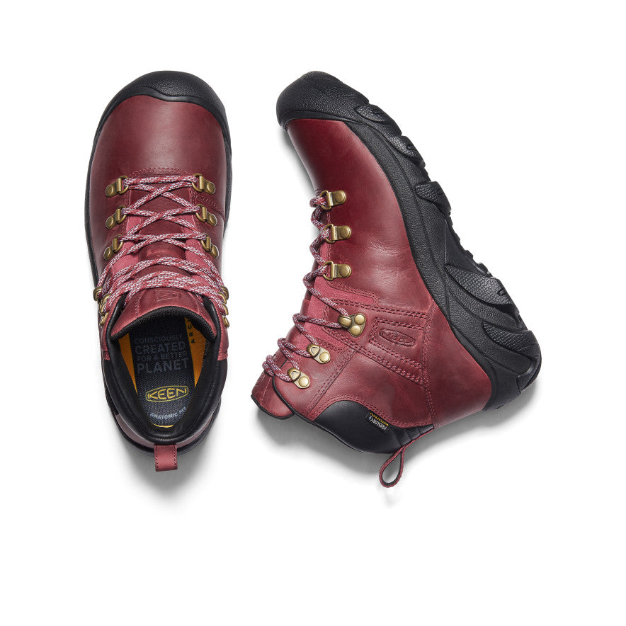 Moteriški Pirėnų vandeniui atsparūs žygio batai Tibetan Red/Black
