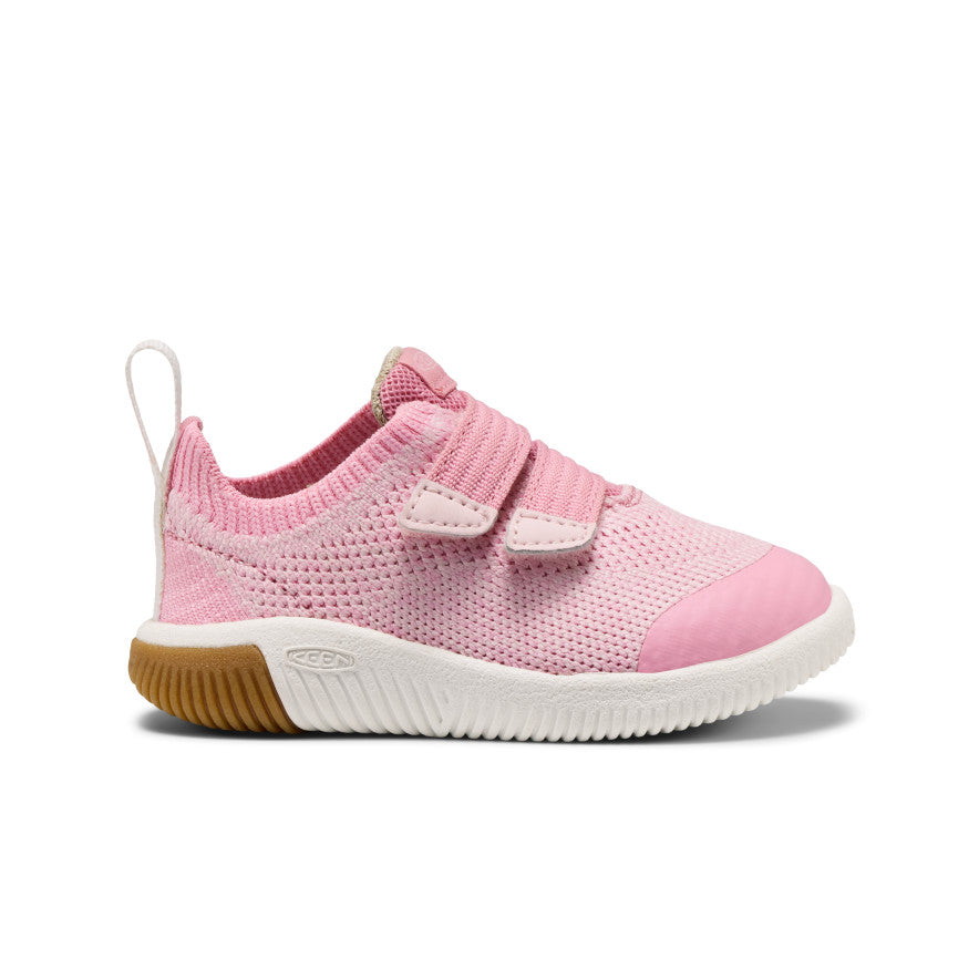 Kūdikio megzti bateliai su dvigubu dirželiu „KNX Knit Double Strap“ Orchid Smoke/Pale Lilac