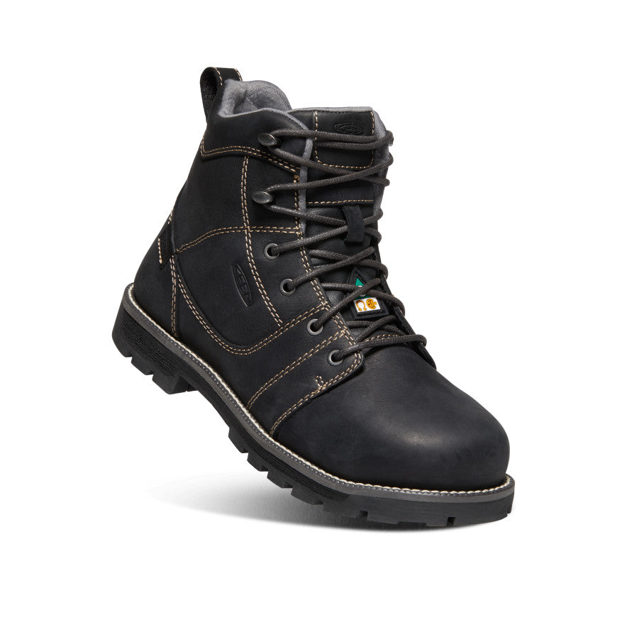 Moteriški CSA Seattle 6 colių neperšlampami batai (su aliuminio pirštų apsauga) Black/Steel Grey - Paveikslėlis 3