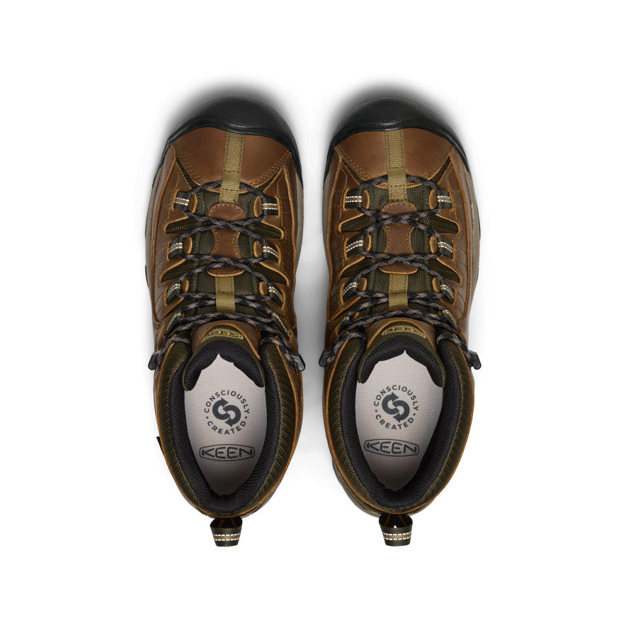 Vyriški neperšlampami žygio batai „Targhee II Mid“ Martini Olive/Khaki