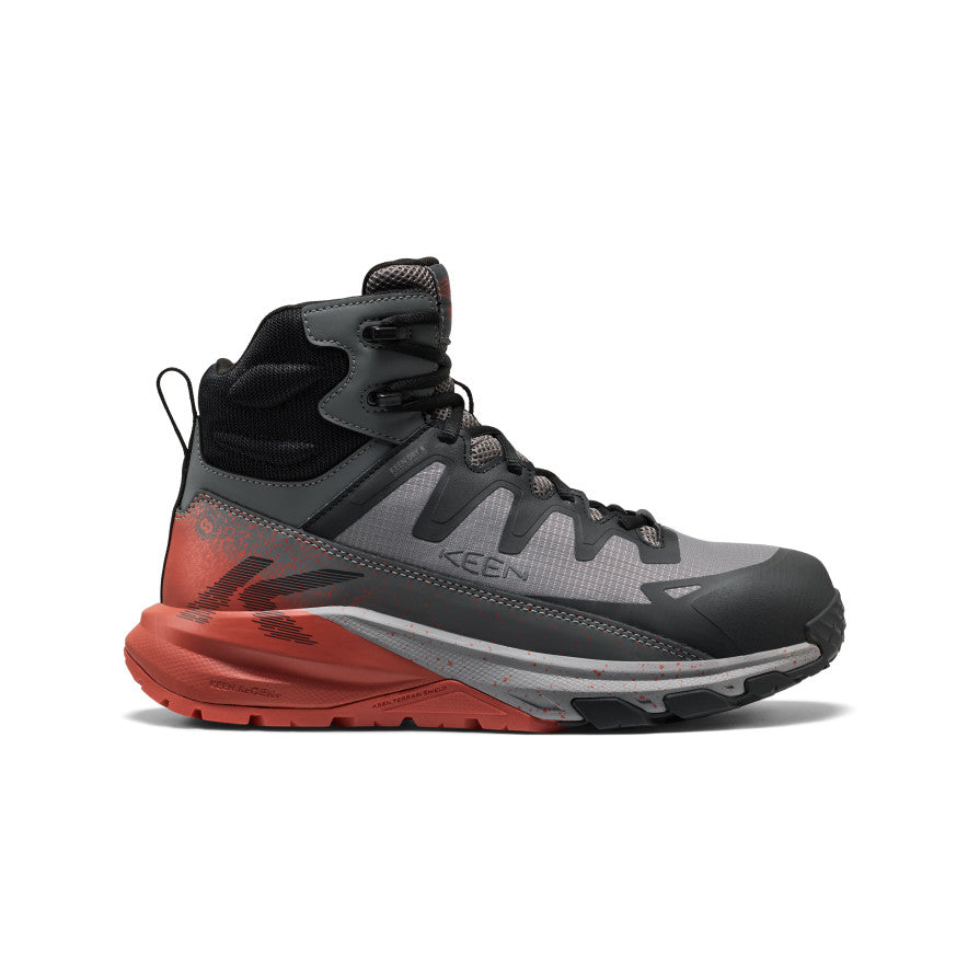 Men's Targhee Blur Waterproof Work Boot (Carbon Toe) Steel Grey/Black