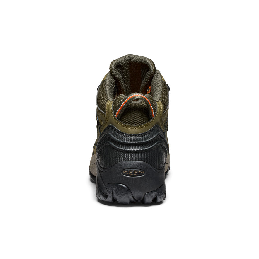 Men's Lansing Mid Waterproof (Steel Toe) Dark Olive/Black
