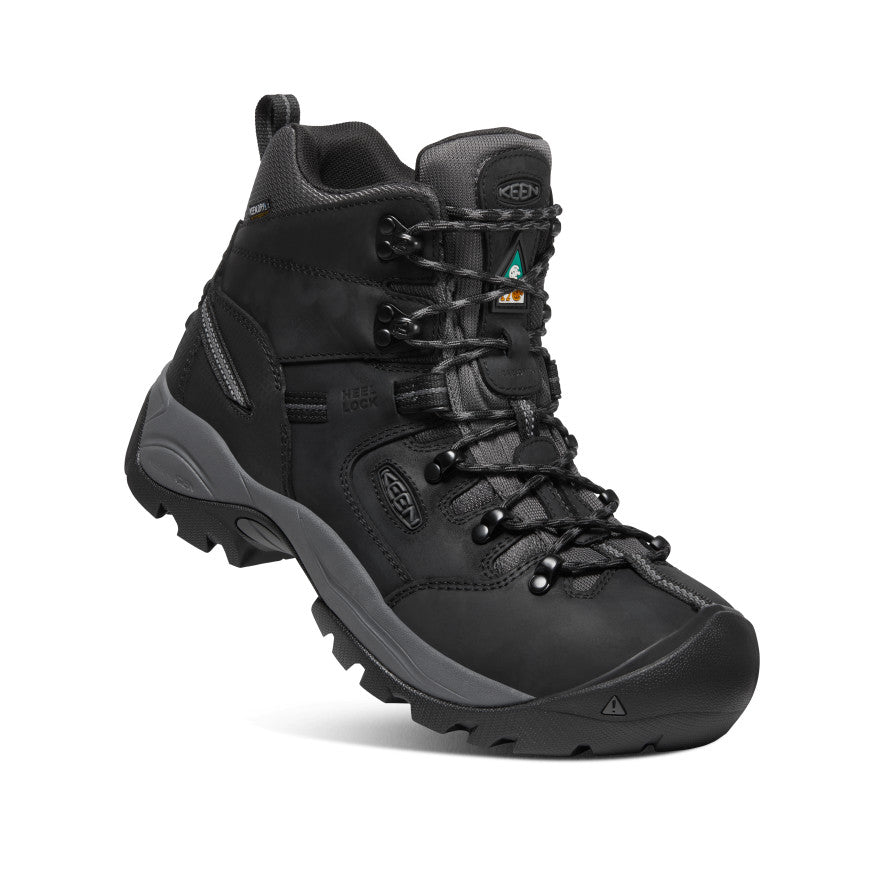Men's CSA Pittsburgh Energy 6" Waterproof Boot (Carbon Toe) Black/Forged Iron - Image 3