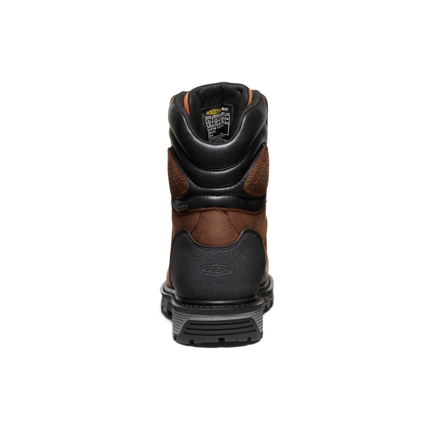 Men's Camden 8" Insulated Waterproof Boot (Carbon Toe) Leather Brown/Black - Image 5