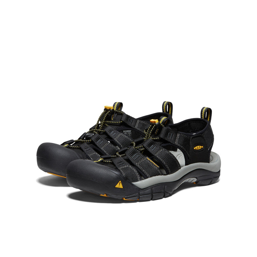 Vyriškos basutės „Newport H2“ plačios Black - Paveikslėlis 2