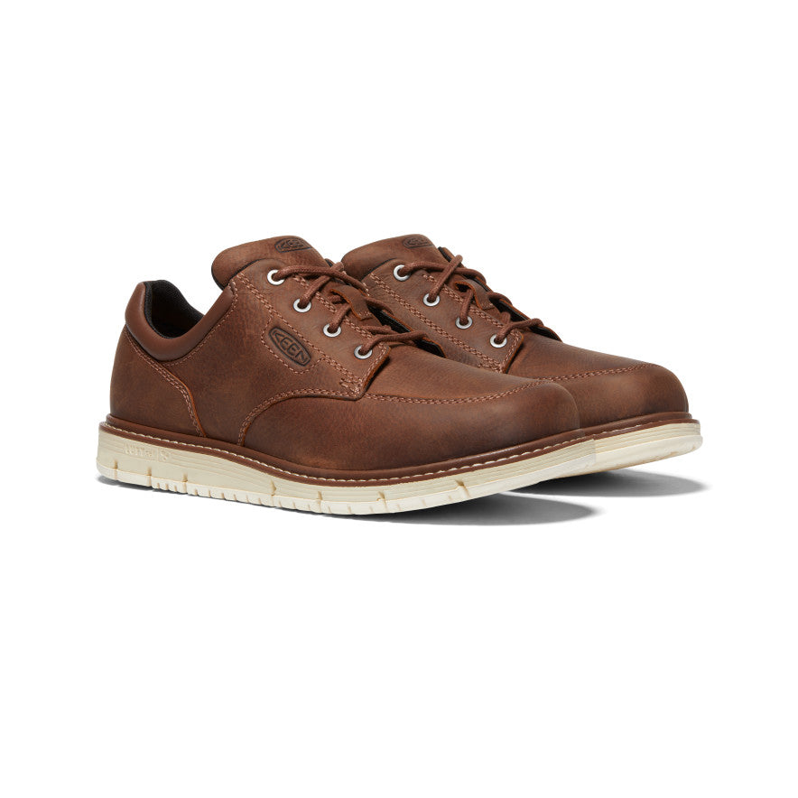 Men's San Jose Oxford (Soft Toe) Gingerbread/Off White - Image 2