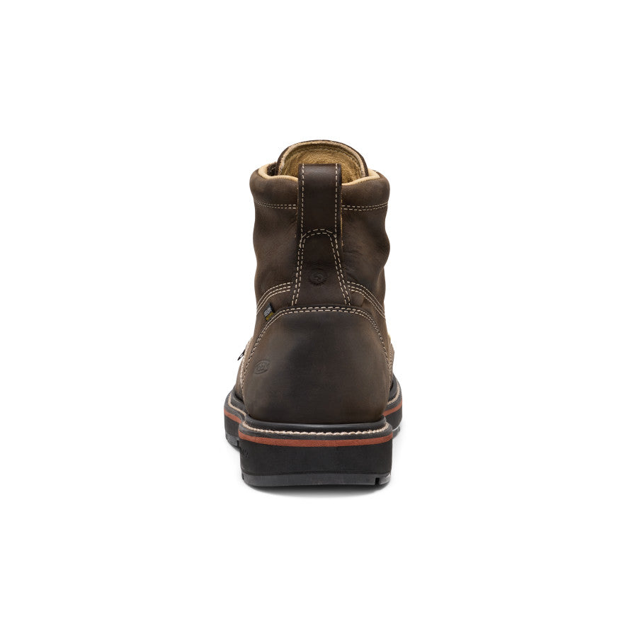 Men's Liberty 6" Waterproof 90° Heel Boot (Carbon Toe) Coffee Bean/Black - Image 5