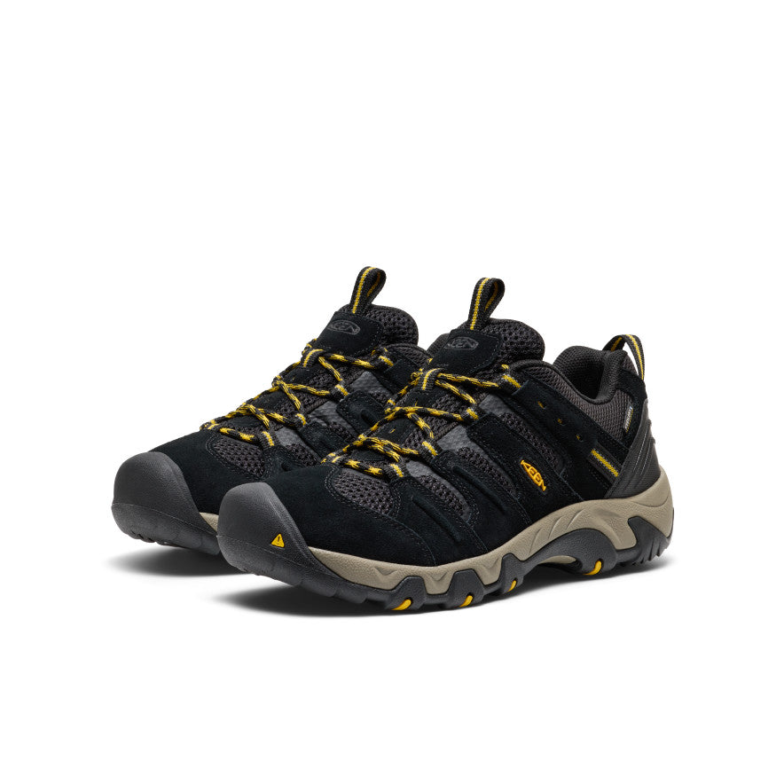 Men's Headout Waterproof Hiking Shoe Black/Lemon Curry