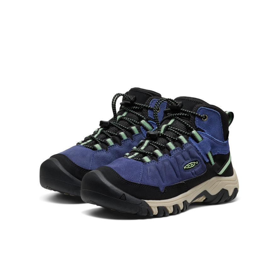 Didelių vaikų vandeniui atsparūs žygio batai „Targhee IV“ Skipper Blue/Hemlock