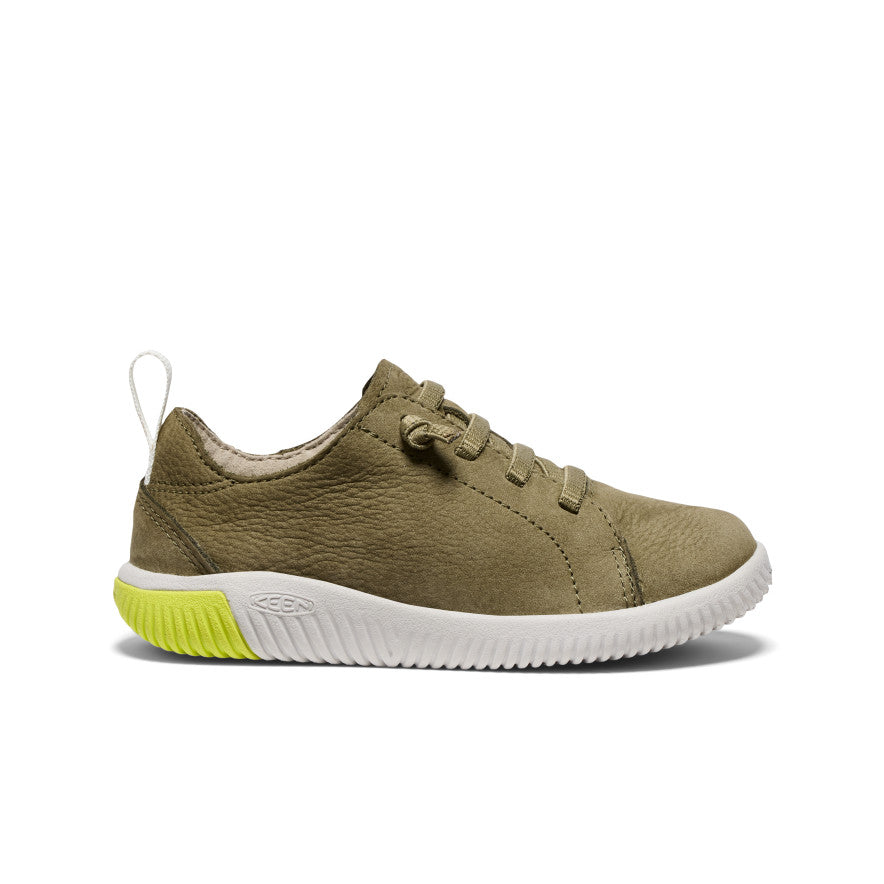 Little Kids' KNX Leather Sneaker Martini Olive/Evening Primrose