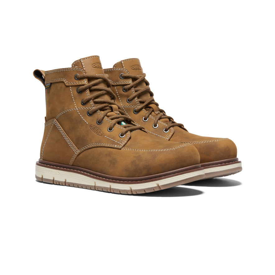 Women's CSA San Jose 6" Waterproof Boot (Aluminum Toe) Almond/Gum Kg 113 - Image 2