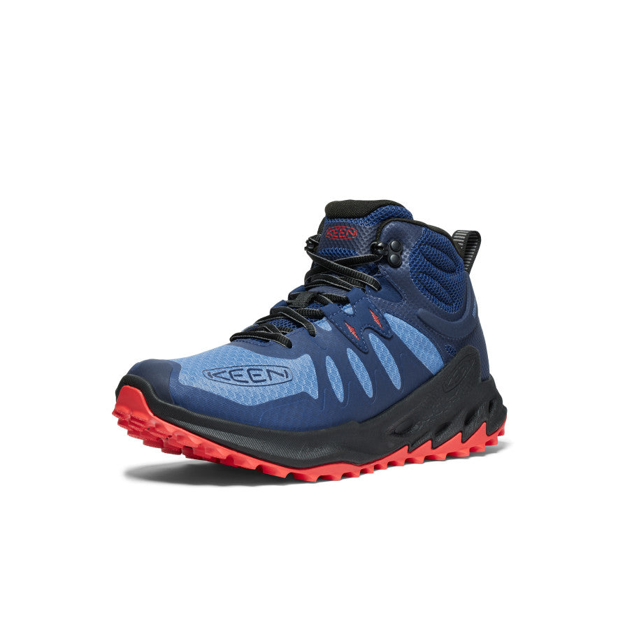 Men's Zionic Waterproof Hiking Boot Coronet Blue/Poppy Red