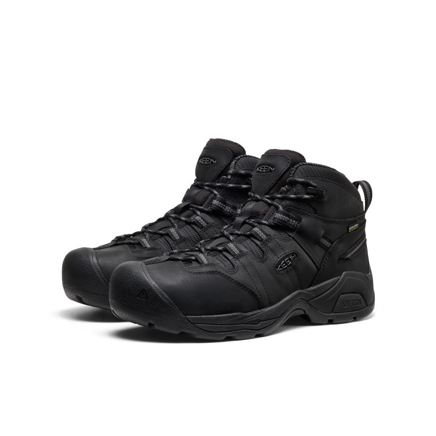 Men's Detroit XT Waterproof Boot (Steel Toe) Black/Magnet - Image 2