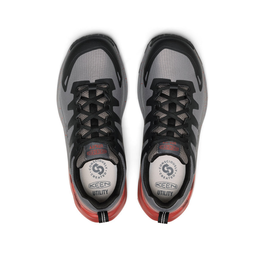 Men's Targhee Blur Work Shoe (Carbon Toe) Steel Grey/Black - Image 4