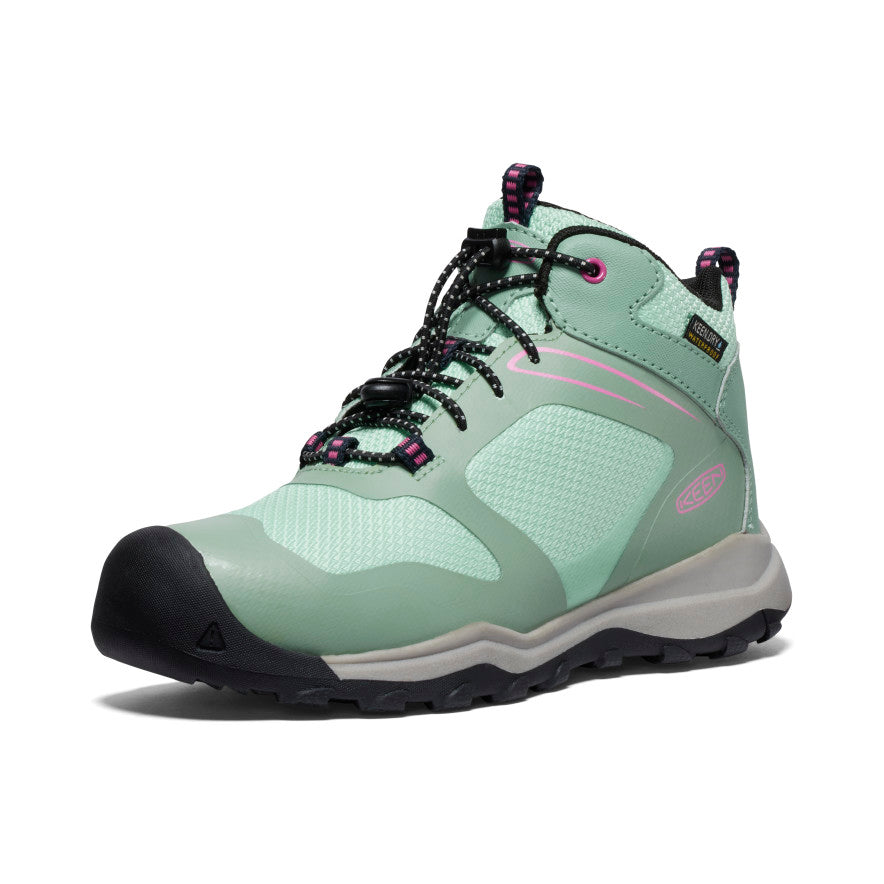 Big Kids' Wanduro Waterproof Boot Granite Green/Ibis Rose