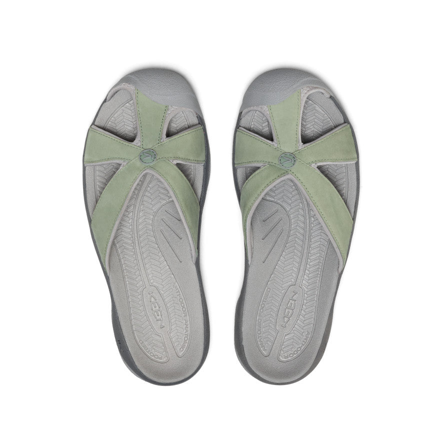Moteriškos odinės basutės „Bali“ Lily Pad/Steel Grey