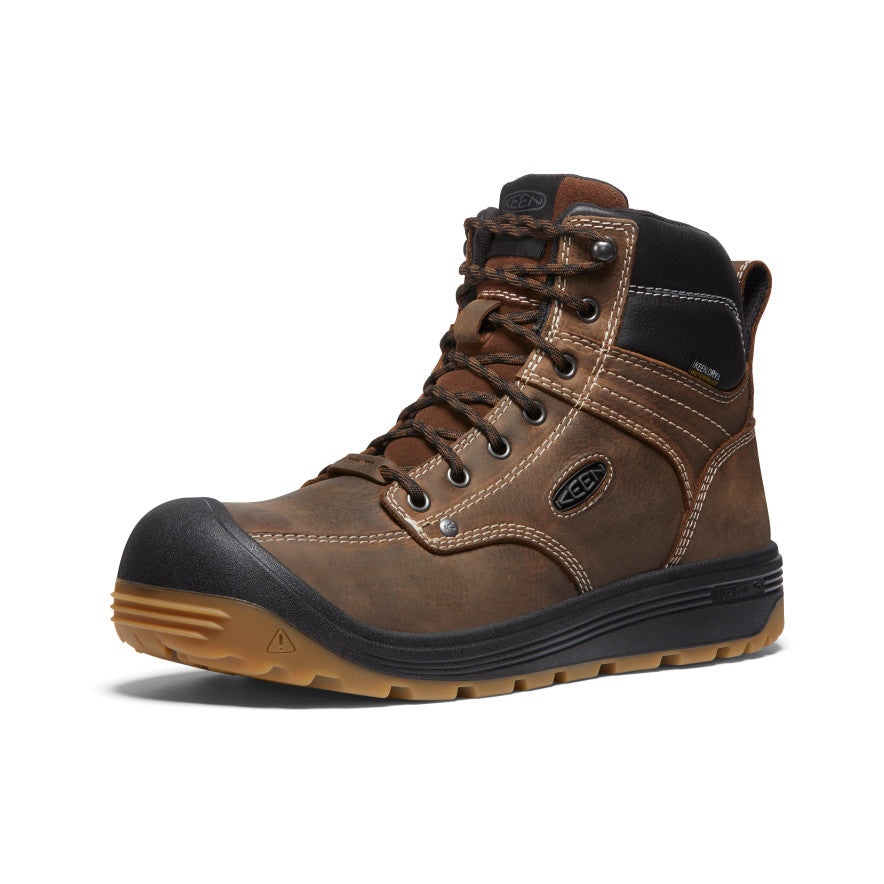 Men's Fort Wayne 6" Waterproof (Carbon Toe) Dark Earth/Gum - Image 3
