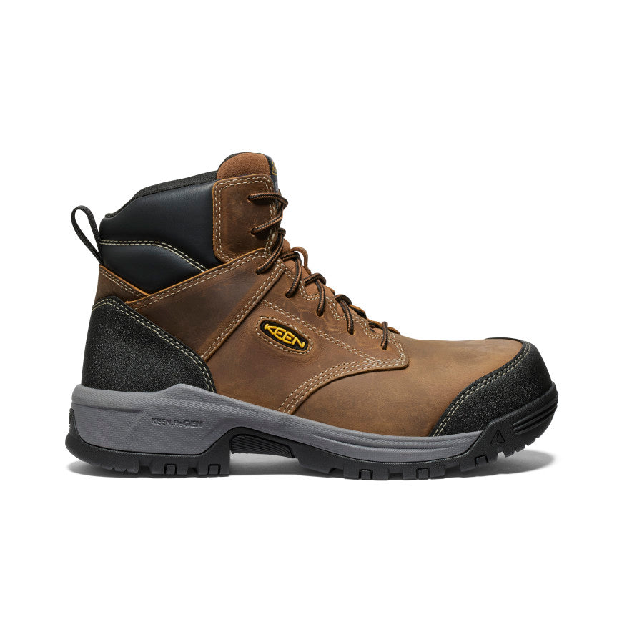 Men's Evanston 6" ESD Boot (Carbon Toe) Bison/Black - Image 1