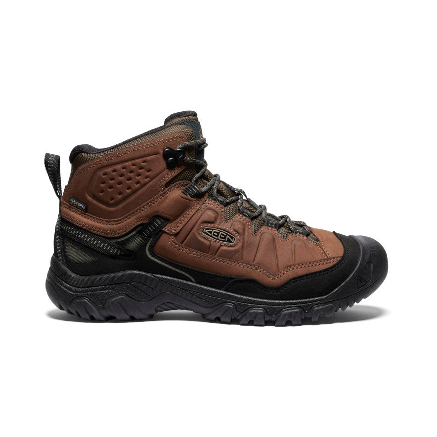 Men's Targhee IV Wide Waterproof Hiking Boot Bison/Black - Image 1