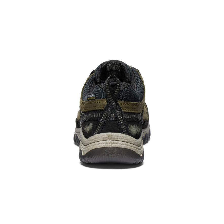 Men's Targhee IV Wide Waterproof Hiking Shoe Dark Olive/Gold Flame