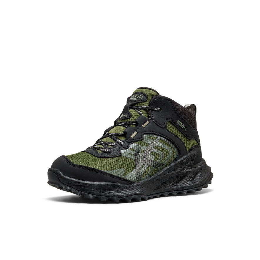 Didelių vaikų vandeniui atsparūs „Zionic“ batai Black/Bronze Green - Paveikslėlis 3