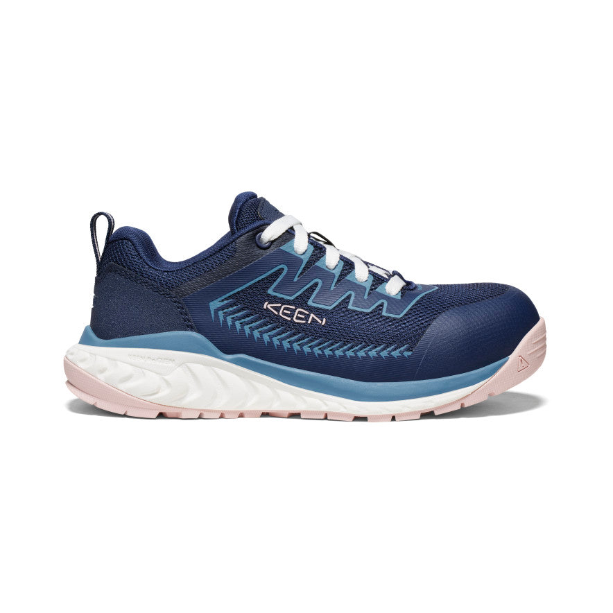 Women's CSA Arvada Work Sneaker (Carbon Toe) Naval Academy/Peach Whip - Image 1