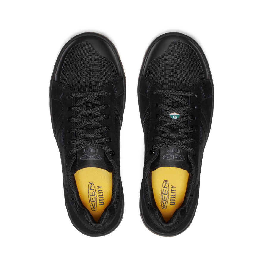 Men's CSA Kenton Work Shoe (Carbon Toe) Black/Gum - Image 4