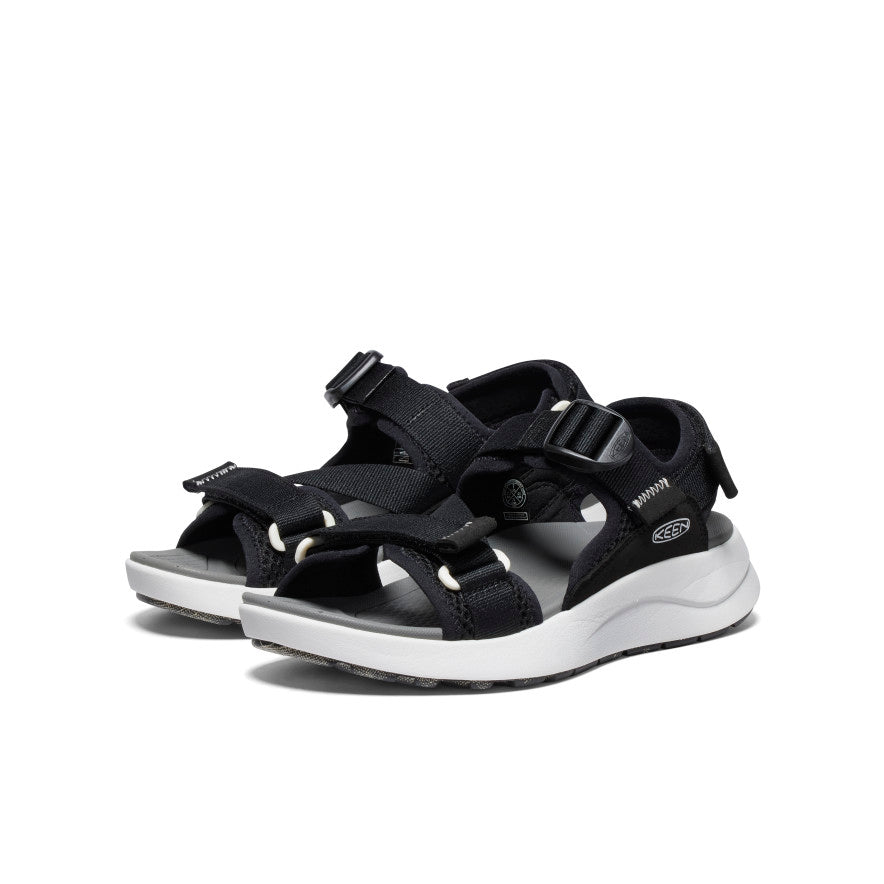 Moteriškos „Elle Sport“ basutės su dirželiu per kulną Black/Steel Grey - Paveikslėlis 2