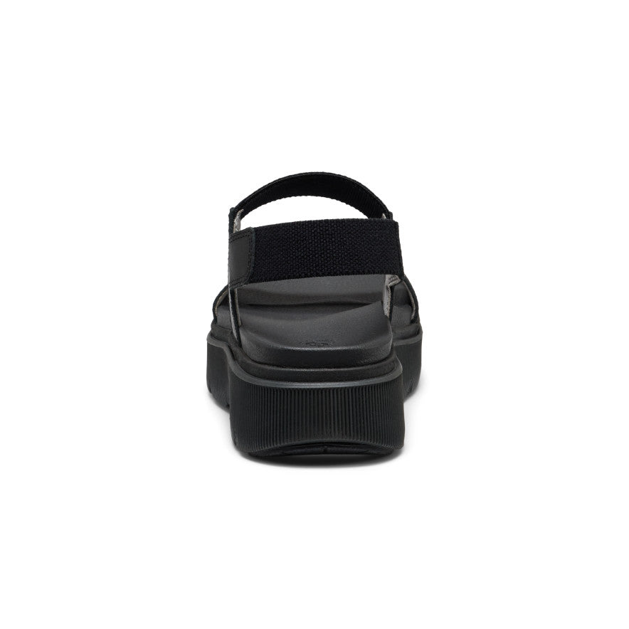 Moteriškos basutės su dirželiu per kulną „Elle Mila“ Black/Black