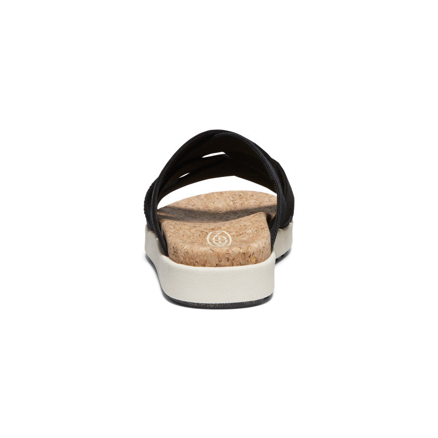 Moteriškos šlepetės „Elle Mixed Slide“ Black/Birch - Paveikslėlis 5