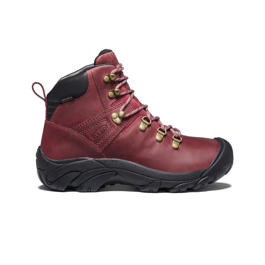 Moteriški Pirėnų vandeniui atsparūs žygio batai Tibetan Red/Black