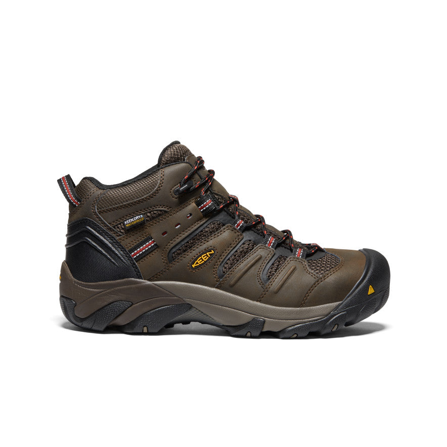 Men's Lansing Mid Waterproof (Steel Toe) Cascade Brown/Brindle