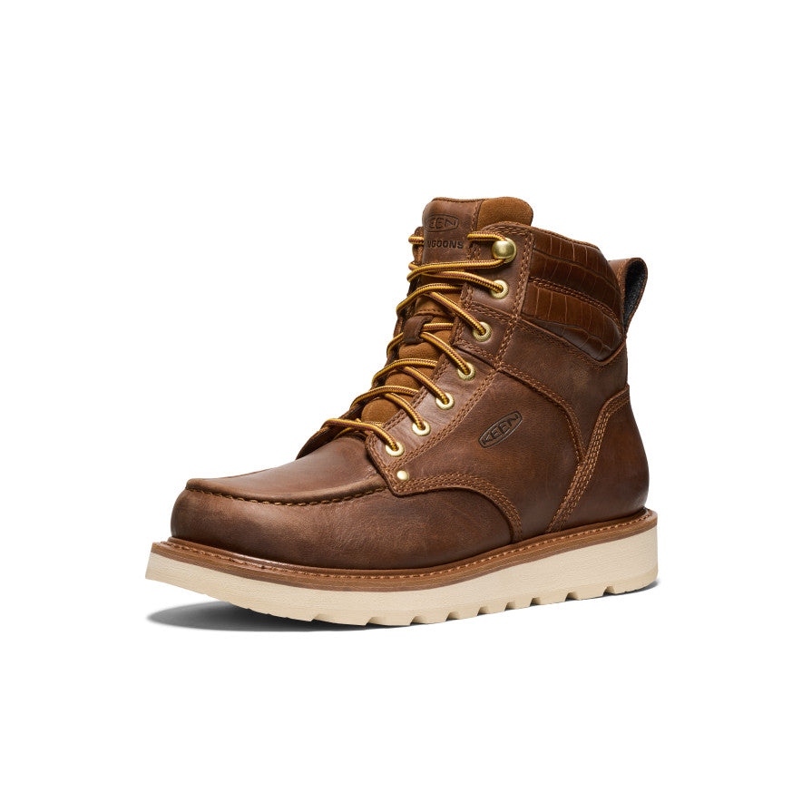Leather Brown/Off White