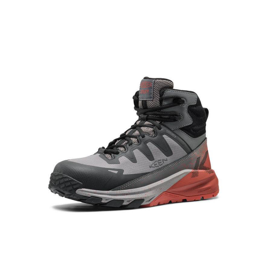 Men's Targhee Blur Waterproof Work Boot (Carbon Toe) Steel Grey/Black
