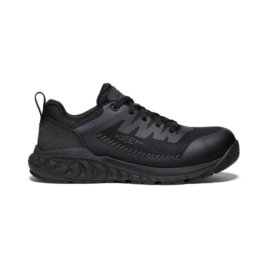 Men's Arvada ESD Work Sneaker (Carbon Toe) Black/Black - Image 1