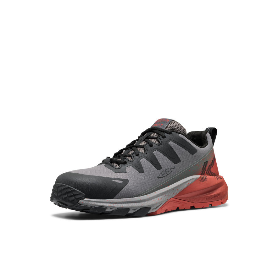Men's Targhee Blur Work Shoe (Carbon Toe) Steel Grey/Black - Image 3